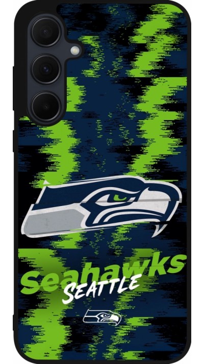 Samsung Galaxy A35 5G Case Hülle - Silikon schwarz Super Bowl 26 Seattle 2