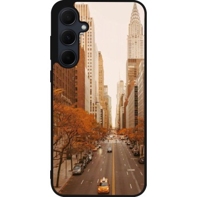 Samsung Galaxy A36 Case Hülle - Silikon schwarz Autumn 2024 New York city