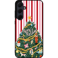 Samsung Galaxy A36 Case Hülle - Silikon schwarz Christmas 25 Happy Holiday