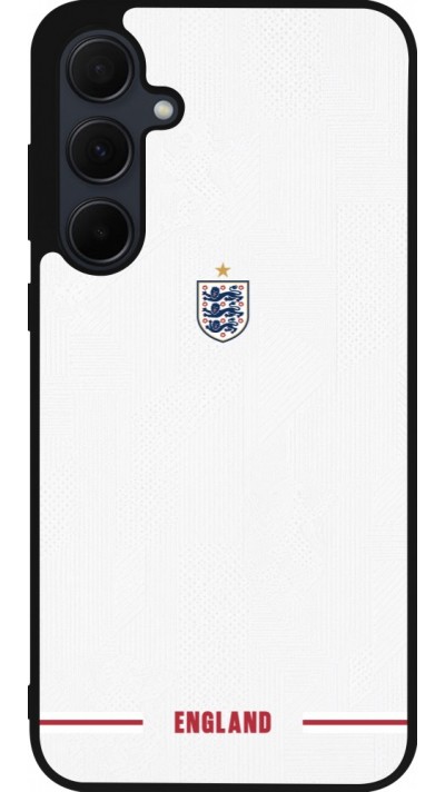 Coque Samsung Galaxy A36 - Silicone rigide noir Maillot de football Angleterre 2026 personnalisable