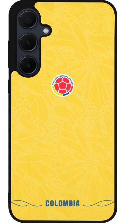 Coque Samsung Galaxy A36 - Silicone rigide noir Maillot de football Colombie 2026 personnalisable