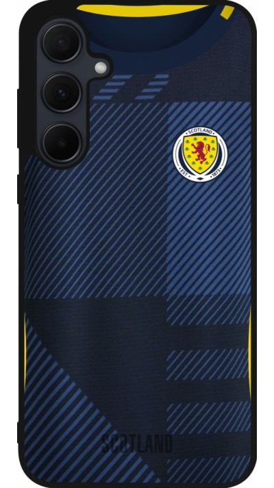 Samsung Galaxy A36 Case Hülle - Silikon schwarz Schottland personalisierbares Fussballtrikot