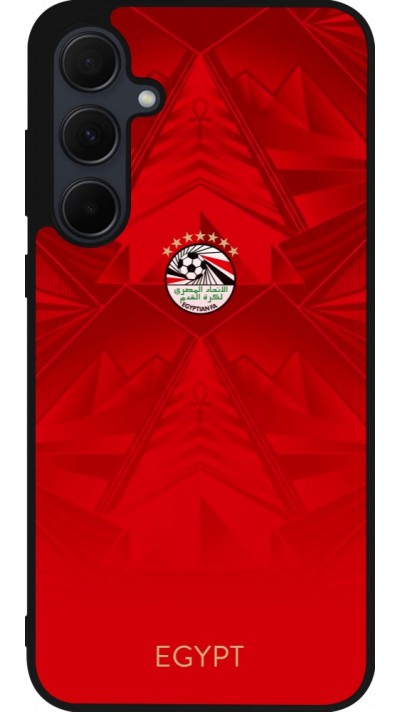 Coque Samsung Galaxy A36 - Silicone rigide noir Maillot de football E?gypte 2026 personnalisable