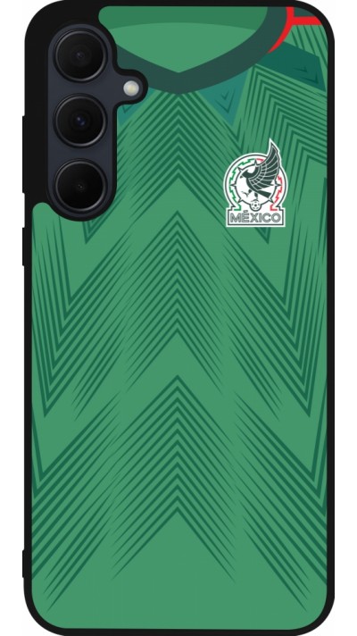 Samsung Galaxy A36 Case Hülle - Silikon schwarz Mexiko 2022 personalisierbares Fussballtrikot