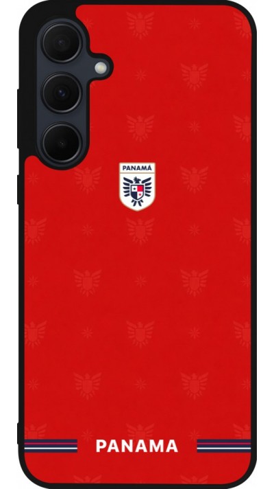 Coque Samsung Galaxy A36 - Silicone rigide noir Maillot de football Panama 2026 personnalisable
