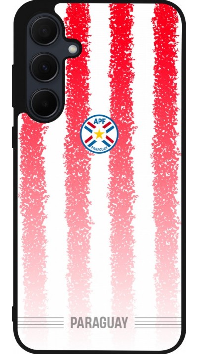 Coque Samsung Galaxy A36 - Silicone rigide noir Maillot de football Paraguay 2026 personnalisable