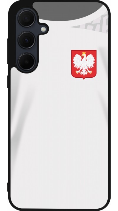 Samsung Galaxy A36 Case Hülle - Silikon schwarz Polen 2022 personalisierbares Fussballtrikot
