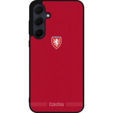 Samsung Galaxy A36 Case Hülle - Silikon schwarz Tschechische Republik 2026 personalisierbares Fussballtrikot