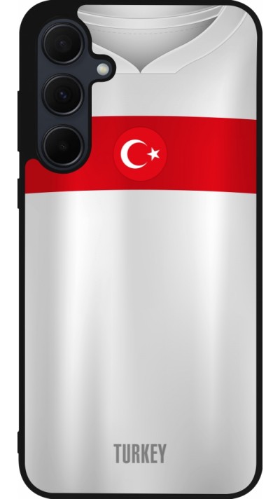 Samsung Galaxy A36 Case Hülle - Silikon schwarz Türkei personalisierbares Fussballtrikot