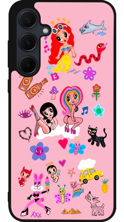 Samsung Galaxy A36 Case Hülle - Silikon schwarz Karol G La Bichota Manana Sera Bonito