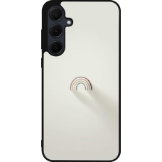 Samsung Galaxy A36 Case Hülle - Silikon schwarz Mini Regenbogen Minimal