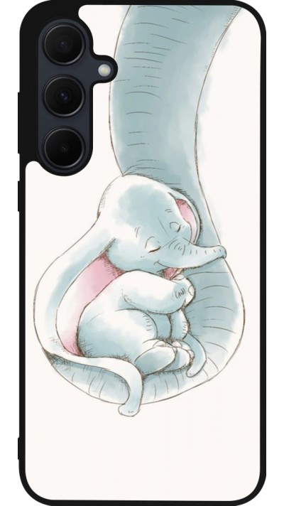 Samsung Galaxy A36 Case Hülle - Silikon schwarz Mom 1903