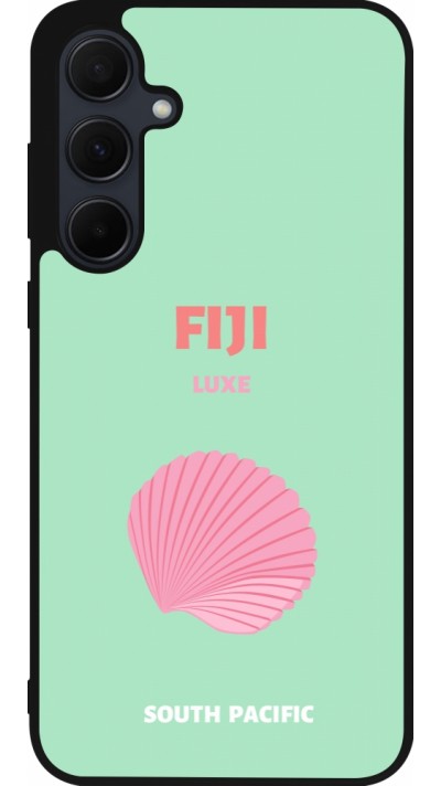 Samsung Galaxy A36 Case Hülle - Silikon schwarz Pop Summer Destination Fiji