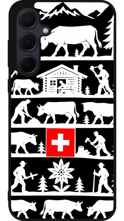 Samsung Galaxy A36 Case Hülle - Silikon schwarz Poya Schweiz 1 schwarz