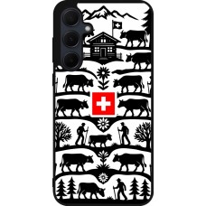 Samsung Galaxy A36 Case Hülle - Silikon schwarz Poya Schweiz 3