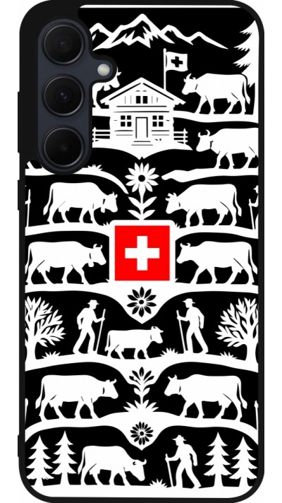 Samsung Galaxy A36 Case Hülle - Silikon schwarz Poya Schweiz 3 schwarz