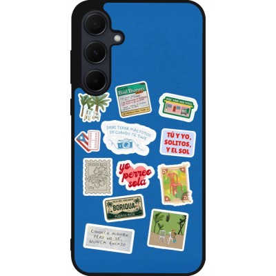 Samsung Galaxy A36 Case Hülle - Silikon schwarz Seals of the Dominican Republic DTMF