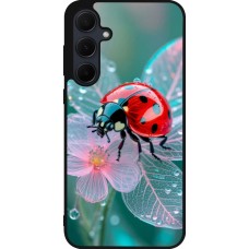 Samsung Galaxy A36 Case Hülle - Silikon schwarz Ladybird in bloom Spring 2026