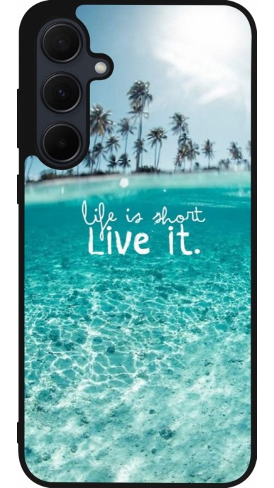 Samsung Galaxy A36 Case Hülle - Silikon schwarz Summer 18 24