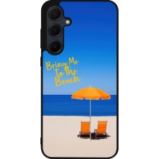 Samsung Galaxy A36 Case Hülle - Silikon schwarz Summer 2025 Bring me to the beach