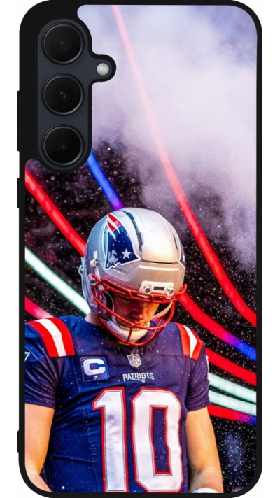 Samsung Galaxy A36 Case Hülle - Silikon schwarz Super Bowl 26 Patriots 3