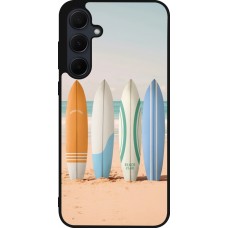 Samsung Galaxy A36 Case Hülle - Silikon schwarz Summer surfboard 2025