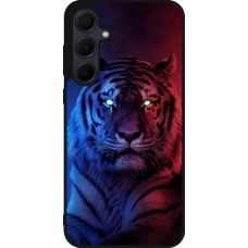 Samsung Galaxy A36 Case Hülle - Silikon schwarz Tiger Blue Red