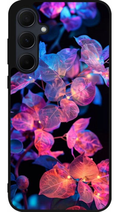 Samsung Galaxy A36 Case Hülle - Silikon schwarz Artificial vegetation 2025