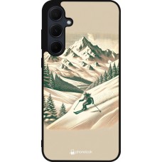 Samsung Galaxy A36 Case Hülle - Silikon schwarz Vintage Skiberg