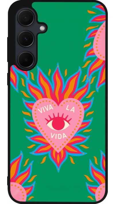 Samsung Galaxy A36 Case Hülle - Silikon schwarz Viva la vida 2026