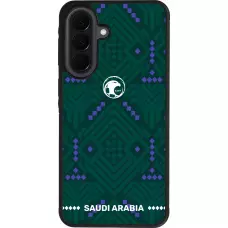 Samsung Galaxy A37 Case Hülle - Silikon schwarz Saudi Arabien 2026 personalisierbares Fussballtrikot