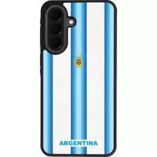 Samsung Galaxy A37 Case Hülle - Silikon schwarz Argentinien 2026 personalisierbares Fussballtrikot