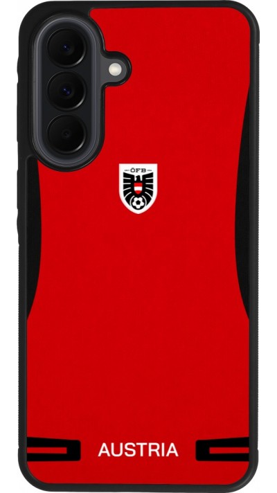 Samsung Galaxy A37 Case Hülle - Silikon schwarz O?sterreich 2026 personalisierbares Fussballtrikot