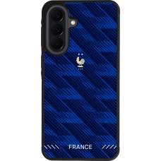 Samsung Galaxy A37 Case Hülle - Silikon schwarz Frankreich 2026 personalisierbares Fussballtrikot