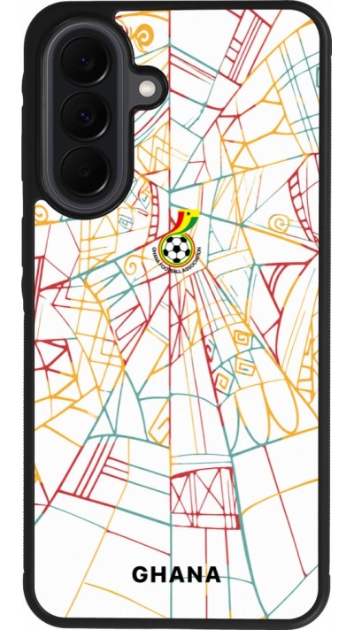 Samsung Galaxy A37 Case Hülle - Silikon schwarz Ghana 2026 personalisierbares Fussballtrikot