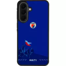 Samsung Galaxy A37 Case Hülle - Silikon schwarz Haiti 2026 personalisierbares Fussballtrikot