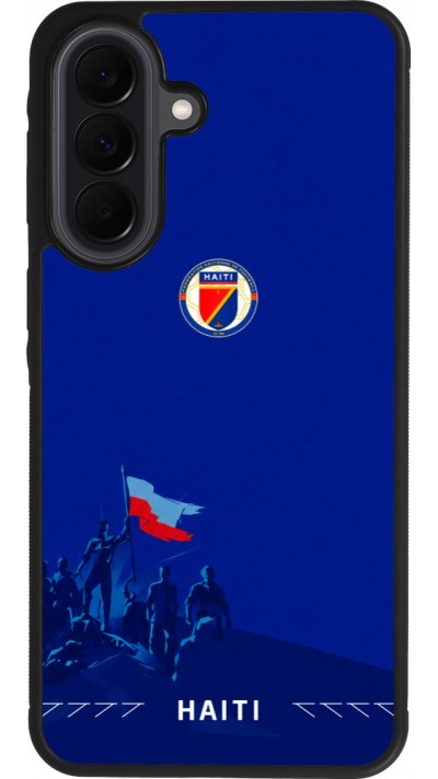 Samsung Galaxy A37 Case Hülle - Silikon schwarz Haiti 2026 personalisierbares Fussballtrikot