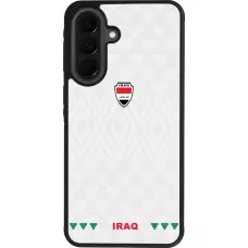 Samsung Galaxy A37 Case Hülle - Silikon schwarz Irak 2026 personalisierbares Fussballtrikot