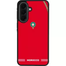 Samsung Galaxy A37 Case Hülle - Silikon schwarz Marokko 2026 personalisierbares Fussballtrikot
