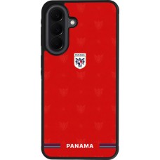 Samsung Galaxy A37 Case Hülle - Silikon schwarz Panama 2026 personalisierbares Fussballtrikot