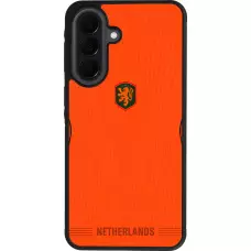 Samsung Galaxy A37 Case Hülle - Silikon schwarz Niederlande 2026 personalisierbares Fussballtrikot