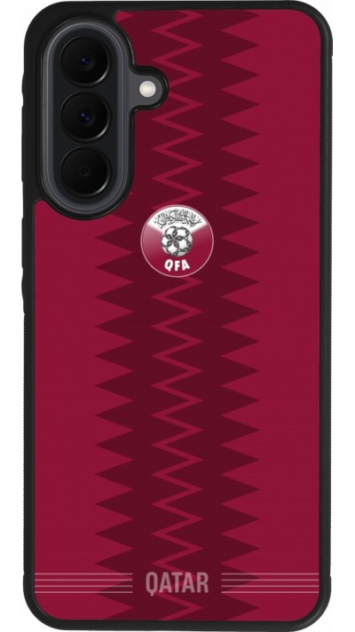 Samsung Galaxy A37 Case Hülle - Silikon schwarz Qatar 2026 personalisierbares Fussballtrikot