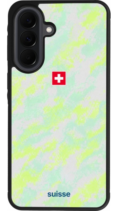 Samsung Galaxy A37 Case Hülle - Silikon schwarz Schweiz Away 2026 personalisierbares Fussballtrikot