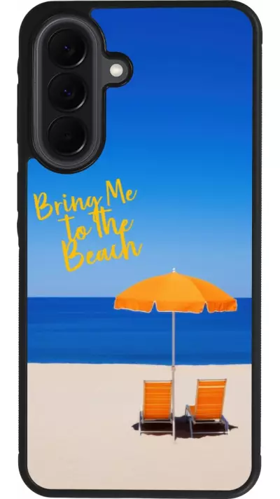 Samsung Galaxy A37 Case Hülle - Silikon schwarz Summer 2025 Bring me to the beach