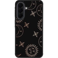 Samsung Galaxy A37 Case Hülle - Silikon schwarz Suns and Moons