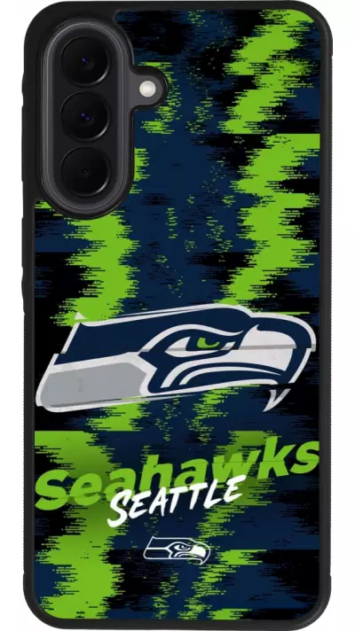 Samsung Galaxy A37 Case Hülle - Silikon schwarz Super Bowl 26 Seattle 2