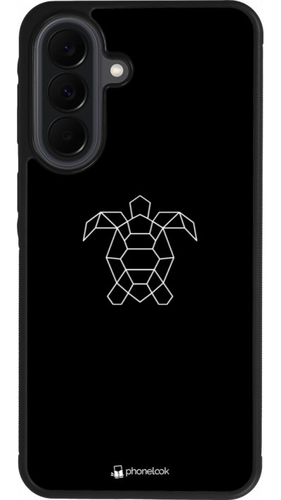 Samsung Galaxy A37 Case Hülle - Silikon schwarz Turtles lines on black