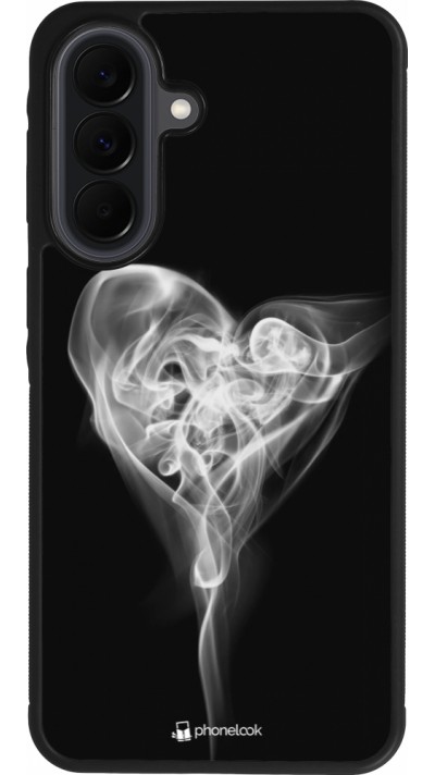 Samsung Galaxy A37 Case Hülle - Silikon schwarz Valentine 2022 Black Smoke