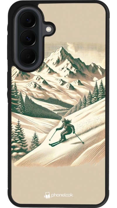 Samsung Galaxy A37 Case Hülle - Silikon schwarz Vintage Skiberg