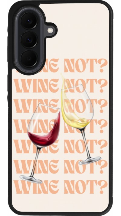 Samsung Galaxy A37 Case Hülle - Silikon schwarz Wine not